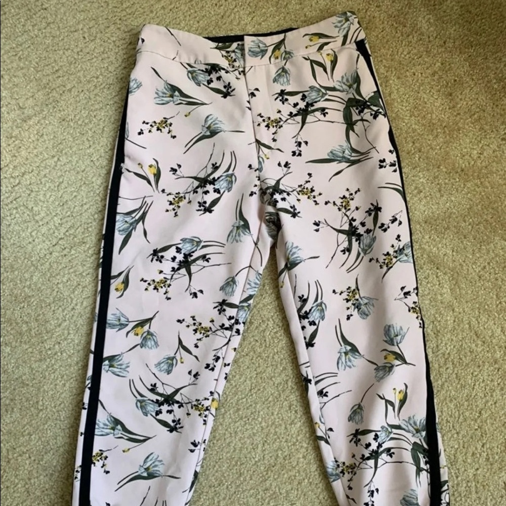 Rachel Roy Floral striped jogger Medium